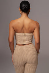 Beige Madison Knit Pants