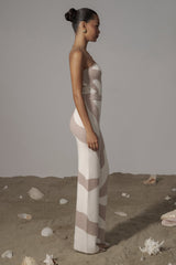 Beige Abstract Tiarra Pants